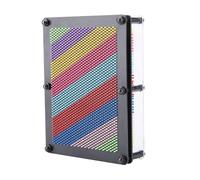 Keenso Pin Art Board Toy for Kids and Adults - Durable and Easy to Play - Create Amazing 3D Sculptures Enhance Focus Imagination Special Home or Office Decoration (Large black background)