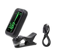 Keenso Pipa Tuner with Clamp, Rechargeable Chinese Lute Tuner, LCD Display for Performance