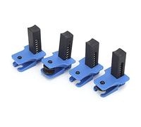 Keenso Pipe Clamp ABS Brake Pipe Clip 4PCS Vertical Hose Clamp for Multiple Size Car Repair and Maintenance, Helps Stop Fluid Overflow, Bending Impact Compression Strength for Mechanics