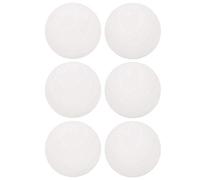 Keenso Pong Balls, 6 Pcs 2 Colors Standard ABS 3 Star Table Tennis Balls Advanced Training (White) Table Tennis Supplies table tennis supplies table tennis supplies