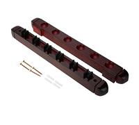 Keenso Pool Cue Rack, Pool Cue Holder, Wooden Wall Mounted with 4 Screw & Expansion Plugs for Pool Bars, Clubs & Billiard Players