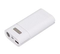 Keenso Portable Battery BAY CONCRICE 2 Batteries Box Mikro Input Fast Charging for the Emergency Use of Mobile Phones (White)