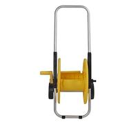 Keenso Portable Garden Hose Roller Car with Wheels Easy to Use and Large Capacities for Yards and Aluminum 32.1x16.5x15.4in