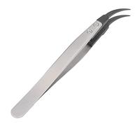 Keenso Precise Non -Magnetic Stainless Steel Tweezers with Interchangeable Elbow Tip for Microelectronics, Automotive Production