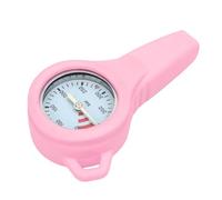 Keenso Pressure Gauges, Steel Copper Digital Diving Pressure Meter for Accurate Reading and Luminous Design in Dark Environments (Pink)