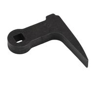 Keenso Pry Bar Adapter Head, Iron 3 8 Inch Wrench Adapter with 90 Degree Bend, Tappable Low Profile Tool for Automotive Repair, Half Shaft Removal, Mechanics in Tight Spaces