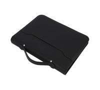 Keenso PU Leather Business Portfolio with Zipper, Stylish and Practical