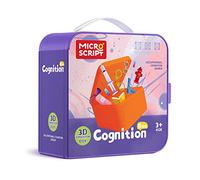 Keenso Puzzle Book DIY Occupational Cognition Box 4 Pop Up Scenes Educational Toy for Preschool Learning Activity Kids Ages 3+