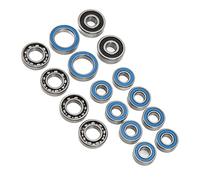 Keenso RC Axles Bearing, 16pcs 4 Sizes, Detailed Simulation Design, Easy Installation, Enhanced Performance, Sturdy and Durable, for Axial SCX10.2 SCX10 II Ar44 1/10 Front and Rear