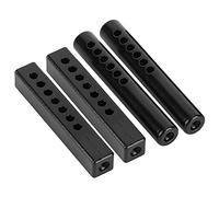 Keenso RC Bumper Mount Post Iron Metal Holder Set 4Pcs 43mm 48mm Anti Vibration Anti Collision for 1 10 RC Crawler Front Rear Bumper Mount for Axial SCX10 D90 HPI