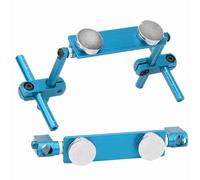 Keenso Rc Car Body Assembly Kit, Durable Lightweight Aluminum Alloy Body Assembly Kit For 416/417 S/XI/CS T3/T4/94123 (Sky Blue)
