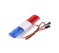 Keenso RC Police Light, Red and Blue Police Flashing Light LED Warning Light Suitable for RC Model Car Truck AccessoryParts of car mold