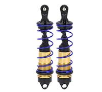 Keenso RC Shock Absorber, 2 Pcs Aluminum Alloy RC Car Shock Absorber Front Rear RC Shock Absorber Springs Damper Suspension for 1/8 RC Remote Control Car(gold) Model car accessories Car accessories