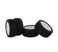 Keenso RC Vehicle Tires 4Pcs 1:10 Upgrade Performance for Truck with Robust Durability, Premium Materials, Easy Installation and Stylish Design, Fit for Arrma Raider 10 BLS,