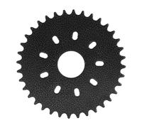 Keenso Rear Chain Sprocket, High Carbon Steel Motorized Rear Sprocket 415 Chain 9 Hole 36T Fits for Motorized Push Bike Sprockets