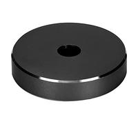 Keenso Record Turntable Adapter Metal (Black) | Lightweight aluminum, Stabilizes arm, Works with various sizes