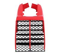 Keenso Red Plastic Gas Tank Side Covers with Grill ABS Front Plastic Gas
