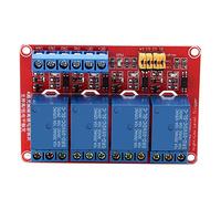 Keenso Relay Board, Relay Shield Module Control Board 4 Channel with Optocoupler Low Level Trigger Expansion Board for 5V/12V/24V (5V)