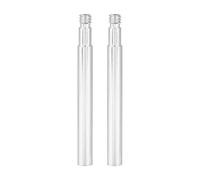 Keenso Removable Valve Tubes Tools, 2 Pcs 60mm Aluminum Alloy Bike Presta Valve Extender for Inner Tyre Valves Extension(Silver) Bicycles and spare parts bike extender, valve