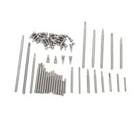 Keenso Replacement Parts, Tool Steel Construction, Portable Design, Versatile Usage Bassoon Repair Accessories, Roller Fastening Screws, Threaded Rods, Grooved Blocks, Wind Instrument