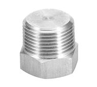 Keenso Robust Stainless Steel Tube Pipe Connector Six -Cant Head Sockets Pipe Measurements Practical and Simple 1PCs Essential Equipment for The Daily Lifespan (PT3/4(1PCS))