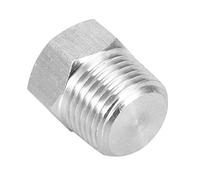 Keenso Robust Stainless Steel Tube Pipe Connector Six -Cant Head Sockets Pipe Measurements Practical and Simple 1PCs Essential Equipment for The Daily Lifespan (PT3/8(1PCS))