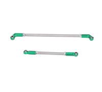 Keenso Rod, 7mm Ball Head Holder with High Strength Aluminum Alloy for Precision Steering Link RC Vehicles 104mm Compatible with VP F10 Phoenix Axle Bridge (Green)