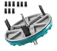 Keenso Round Adjustable Hole Saw Tool with 12 Blades, Highly Efficient