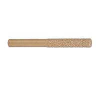 Keenso Router Bits Golden Brazed High Performance Cutter for Quartz Stone Marble 6.35 X 5 X 65mm 1 Unit (6.35*7*65mm)