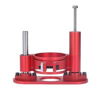Keenso Router Lift Base Long -Lived Aluminum Alloy Stainless Steel Rod Wood Lift Table Basis for Precision Cutting Material Red