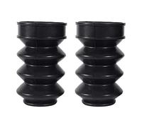 Keenso Rubber Fork Cover Gaiters Boots, 39mm Motorcycle Rubber Fork Boots Black Gators Boots Gaiters Covers for FX XL 883 other 40mm fork gaiters