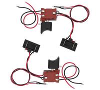 Keenso Saw Switch Stepless Speed Control Actuator Switch with Light for Lithium Electric Sabre Sawarfharharble Recips Saw, 2PCs