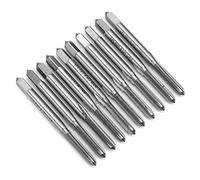 Keenso Screw Caps 10PCs M3.5x0.6 HSS Straight Flute High -speed Steel for Stainless Steel, Iron, Alloy, Hand Tools