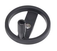Keenso Scrochet Handwheel General Setting Precisely and Efficiently for The Production with a Revolving Handle 16mm Middle Hole 160 Mm Outer Diameter