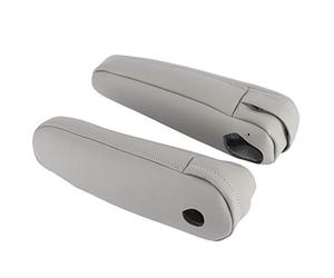 Keenso Seat Armrest Cover Microfiber Leather Armrest Cover Protector 2PCS Direct Replacement Easy Clean Scratch Resistant for RX 300 330 350 2003 to 2009 (Gray)