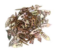 Keenso Self-drilling Steel Anchor Screws Set, 40 Pieces, Plasterboard Metal Anchors for Decoration, Reliable for Shelf, Cabinet, Picture Frame, No Holes in the Wall