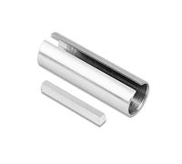 Keenso Shaft Adapter, 7/8" to 1" Inch Gas Engine Pulley Crank Shaft Sleeve Adapter Pulley Bore Reducer Bushing Sheave with Step Key