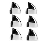 Keenso Shower Shelf Fixing Clamp/Holder, Resistant Glass Partition Clamp, 1-10mm Thick Plates, 12pcs, Glossy Finish