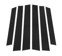 Keenso Side Door Window Trim for CR-V 2007-2011, Glossy Black Pillar Post
