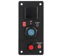 Keenso Single Engine BRP Ignition Cut Off Switch ABS Replacement 06323 ZZ5 764 with 2 Keys and Wire for Outboard Engine Control Repair and Replacement Use