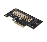 Keenso SK4 PCIe3.0 Gen3 Adapter Cards, Constant Voltage Filtration, Convert to NVME M.2 SSD in PCIe, for PCIe 3.0 X 16 Slots