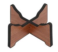 Keenso Snare Drum Stand, Drum Pad Stand Ethereal Drum Stand Silicone Sound Insulation Layer Detachable Wooden Display Rack Handpan Tongue Drum Holder (M)