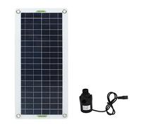 Keenso Solar Water Pump Kit, 19W 800L/H DC12V Submersible Pump with 30W Solar Panel, for Greenhouse RV Touring Car Camping