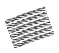 Keenso Spiral Binding Coil 25.4 Mm Diameter 48 Loops 4: 1 Pitch Wire Wire Axes for Engineering Documents, 35PCs A4 Paper Coils (Black)