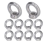 Keenso Stainless Steel Lifting Nut, Durable Design (M5) | Wear Resistant, High Polished, Mining Equipment, Forestry Machinery