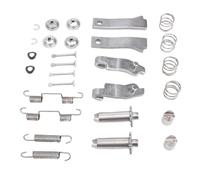 Keenso Stainless Steel Rear Parking Brake Hardware Kit, Complete Rebuild Kit with Springs Pins Fixtures, for C3 1968 1982 All Trims Replacement