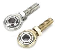 Keenso Stainless Steel Rod Ends, Heim Joints, Universal Application, for Cars, Motorcycles, Boats, with 200lbs Capacity, 2pcs