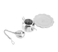 Keenso Stainless Steel Tea Infuser Strainer Filter Loose Tea Diffuser Easy to Use for Kitchen and Office