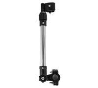 Keenso Stainless Steel Umbrella Stand, Adjustable Bicycle and Stroller Holder with 360°, Universal Clip for Baby Pram MBC, 46cm Weather-Resistant Shade Solution