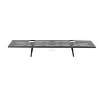 Keenso Steel Top TV Shelf with Modern Look Space Saving Adjustable Floating Computer Screen Stand for Electronics Organization